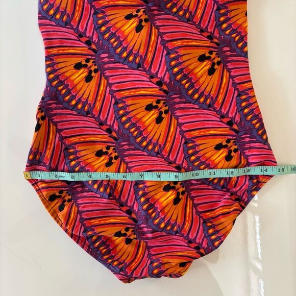 Jantzen Pink and Orange One Piece Swim - Picture 3 of 7